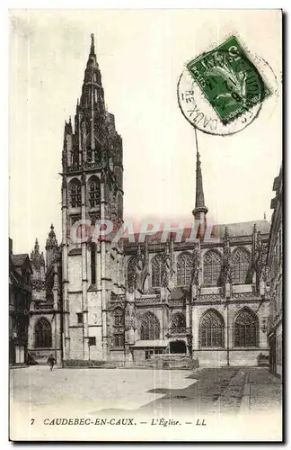 CAudebec en Caux Cartes postales L&#39eglise