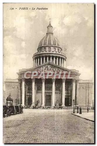 paris Cartes postales Le Pantheon