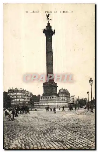 paris Cartes postales place de la Bastille