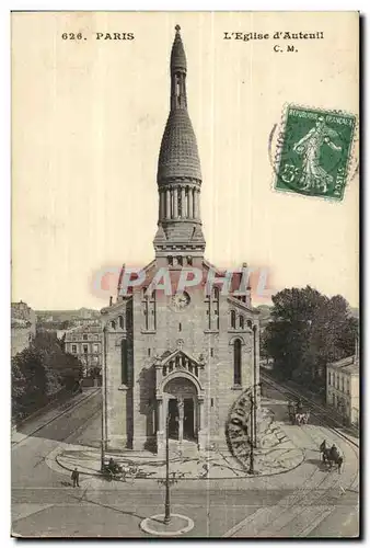 paris Cartes postales l&#39eglise d&#39Auteuil