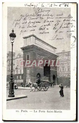 Paris Cartes postales La porte Saint Martin