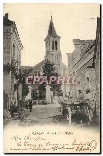 Parcay Cartes postales L&#39eglise