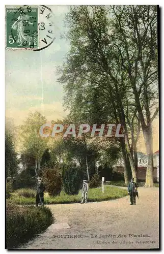Poitiers Cartes postales Le jardin des plantes (poste postier)