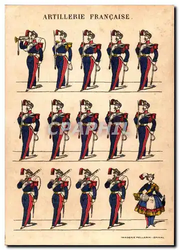 Ansichtskarte AK Les uniformes de la gendarmerie MArechausee Artillerie Francaise Militaria Metiers