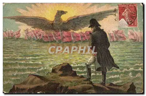 Cartes postales Fantaisie Napoleon aigle imperial