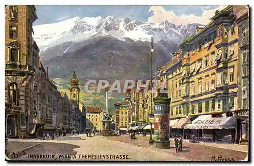 Innsbruck - Austriche - Austria - Theresienstrasse - Ansichtskarte AK