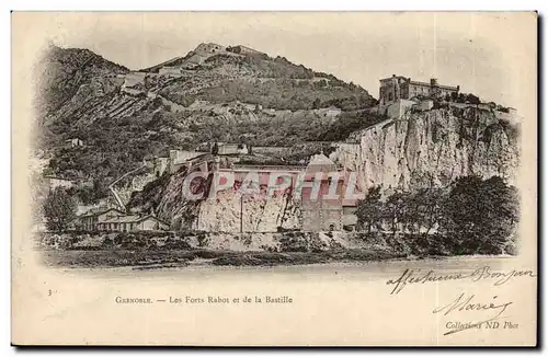 Isere - Grenoble - Les Forts et de la Bastille - Ansichtskarte AK