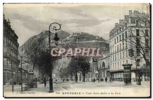 Isere - Grenoble - Cours Saint Andre et les Forts - Cartes postales