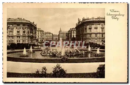 Cartes postales Wien Schwarzenberg platz