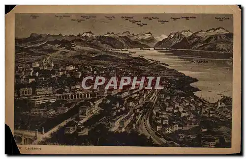 Cartes postales Suisse Lausanne