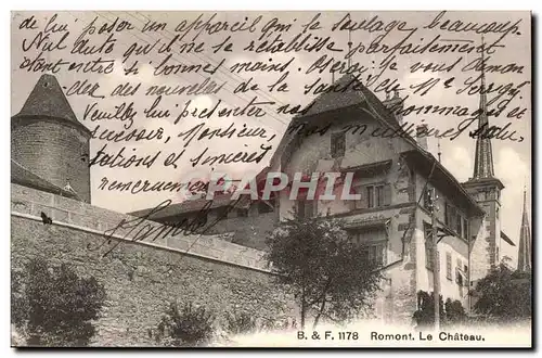 Cartes postales Suisse Romont le chateau