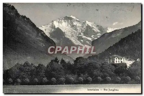 Cartes postales Suisse Interlaken Die Jungfrau