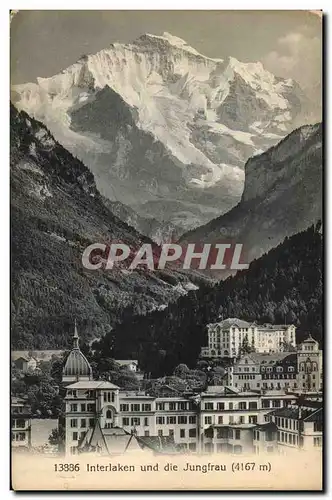 Suisse - Zurich - Za�rich - Kilchberg - Interlaken und die Jungfrau - 4167 m - Cartes postales
