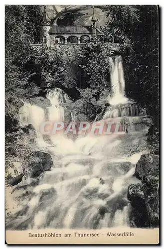 Suisse - Berne - Beatushahlen am Thunersee - Lake Thun - Cartes postales