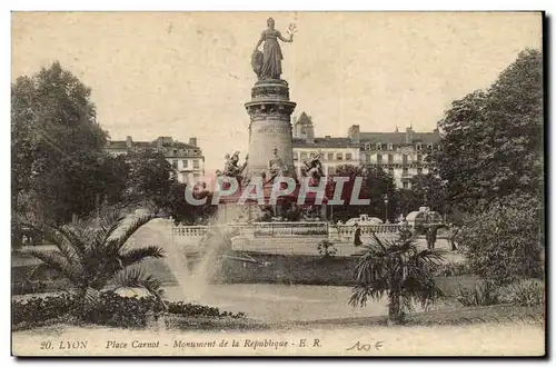 Lyon- Place Carnot- Monument de la Republique- Cartes postales