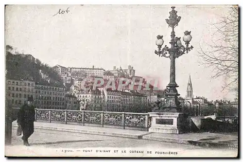 Lyon- Pont D&#39Ainay et le Coteau Fourviere- Cartes postales