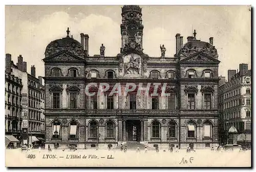 Lyon- L&#39Hotel de Ville- Cartes postales