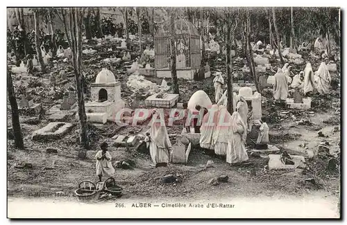 Algerie Alger Cartes postales Cimetiere arabe d el rattar