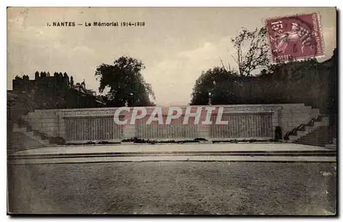 Nantes Cartes postales LE memorial 1914 1918