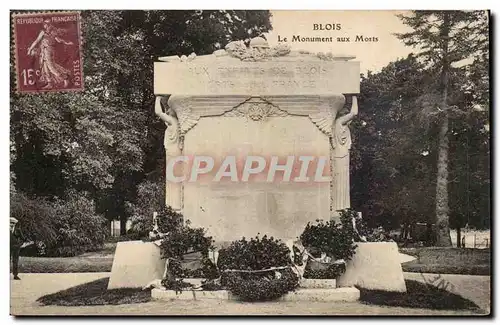 Blois Cartes postales Le monument aux morts