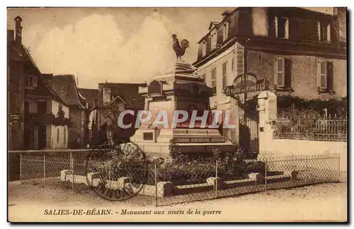 Salies-De-Bearn- Monument aux morts de la guerre -Cartes postales