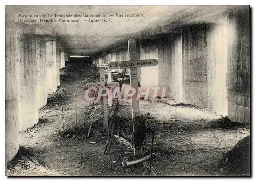 Verdun- Monument de la Tranchee des Baionnettes- Vue interieure- Bayonets&#39 Trench&#39s Monument-