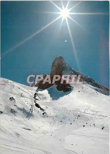 Moderne Karte Vallee de Ziller Tyrol Region du Ski Pendant toute l'Annee