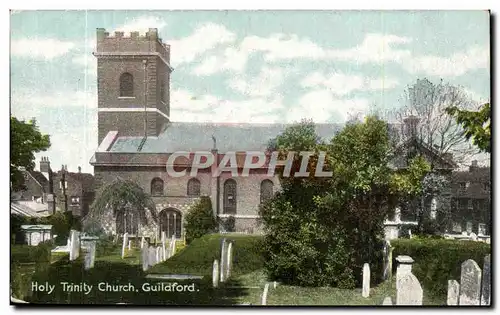 Guildford England- Holy Trinity Church of Guilford -Ansichtskarte AK