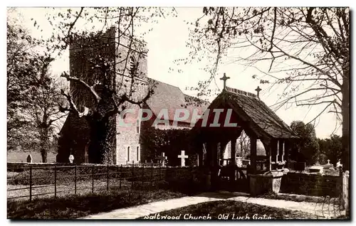 Kent- Saltwood Church-Old Lych Gate -Ansichtskarte AK