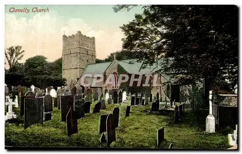 Devon-England-Angleterre- Clovelly Church -Ansichtskarte AK