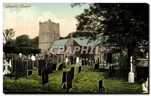 Devon-England-Angleterre- Clovelly Church -Cartes postales