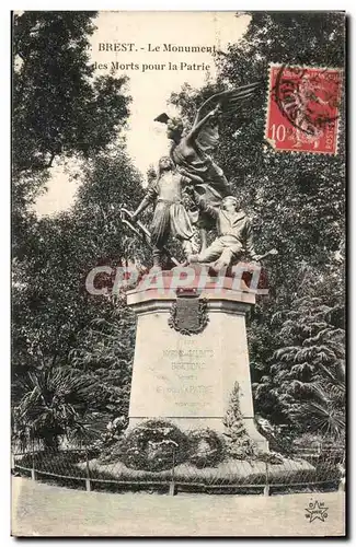 Brest- Le Monument des Morts pour la Patrie -Cartes postales