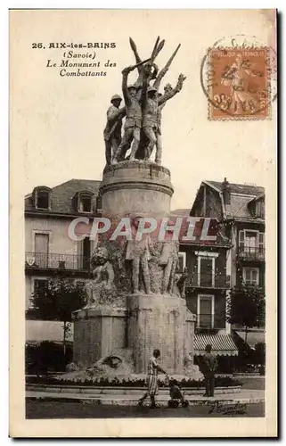 Aix-Les-Bains -(Savoie) Le Monument des Combattants- Cartes postales