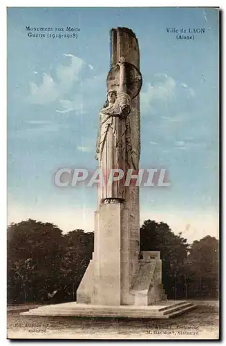 Monument aux morts Ansichtskarte AK Ville de laon