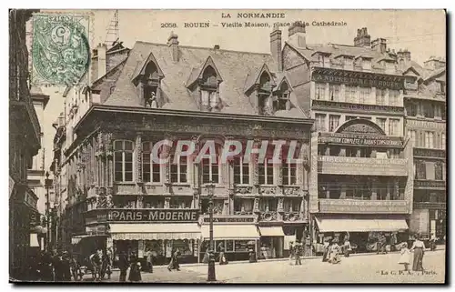 Rouen Cartes postales Vieille maison place de la cathedrale