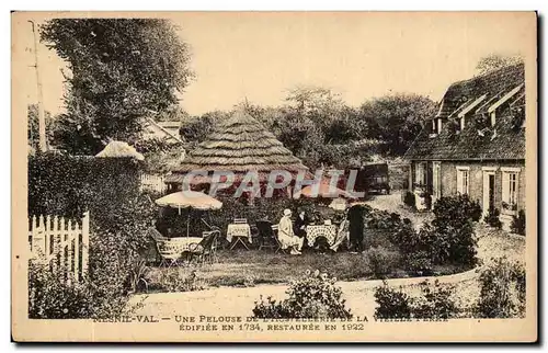 Mesnil Val Cartes postales Une pelouse d l hostellerie de la vieille ferme edifiee en 1784 restauree en 1922