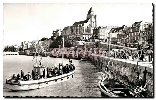 Le Treport Ansichtskarte AK le port et l eglise Saint Jacques