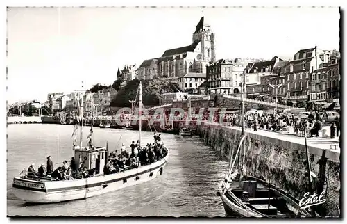 Le Treport Cartes postales le port et l eglise Saint Jacques