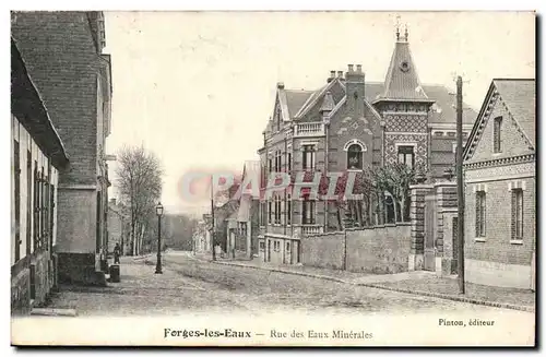 Forges les Eaux Cartes postales Rue des eaux minerales