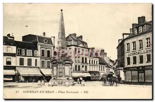 Gournay en Bray Cartes postales Place nationale