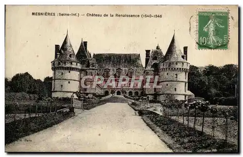 Mesnieres- Chateau de la Renaissance -Cartes postales