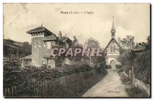 Cartes postales Puys L&#39eglise