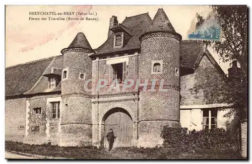 Cartes postales Neufchatel en Bray Ferme des tourelles Route de Rouen