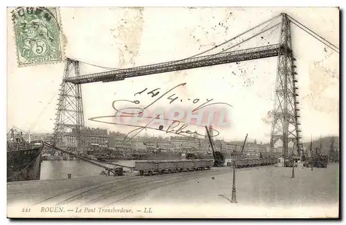 Cartes postales Rouen Le pont transbordeur