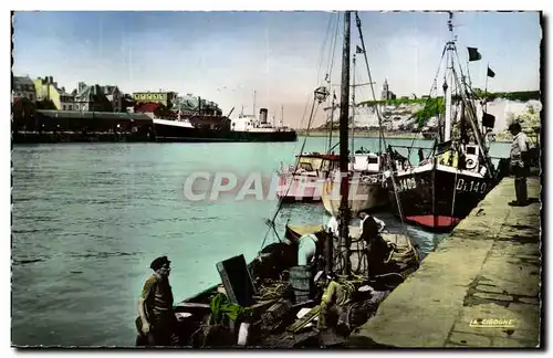 Cartes postales Dieppe Le port cote des pecheurs