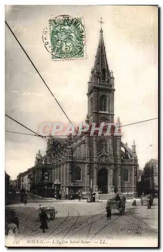 Cartes postales Rouen L&#39eglise Saint Sever