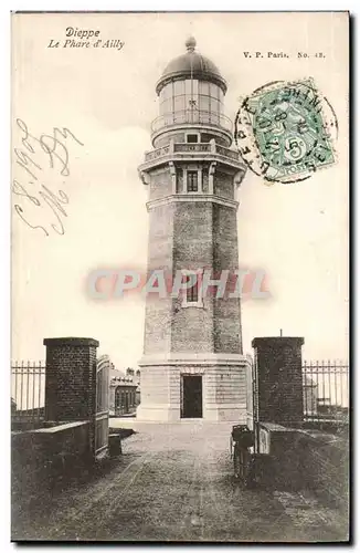 Ansichtskarte AK Dieppe le phare d&#39Ailly Lighthouse