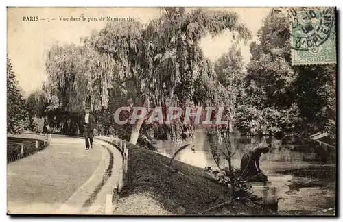 PAriS (14) Cartes postales Vue dans le parc Montsouris