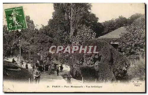 Paris (14) - Le Parc Montsouris- VueArtistique-Cartes postales