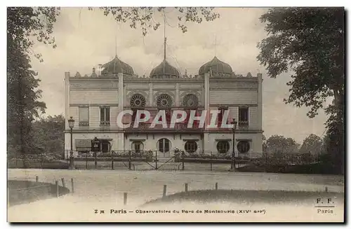 Paris (14) - Le Parc Montsouris-Observatoire du Parc -Ansichtskarte AK